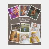 9 Vorlage und Personalisierter Text Fleecedecke (Vorderseite)