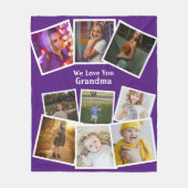 9 Vorlage und Personalisierter Text Fleecedecke (Vorderseite)