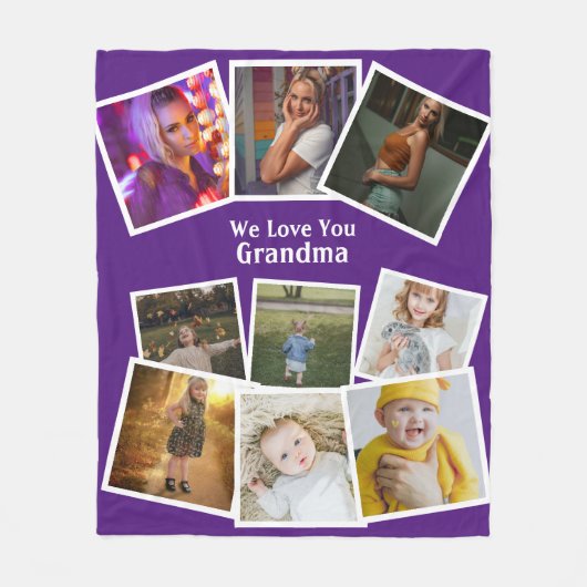 9 Vorlage und Personalisierter Text Fleecedecke (Vorderseite)