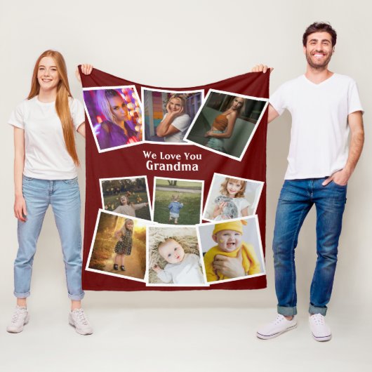 9 Vorlage und Personalisierter Text Fleecedecke (Beispiel)