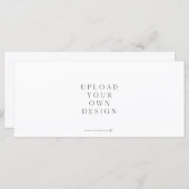 9 x 4" Kartenlesekartendruckkarte Menükarte (Vorne/Hinten)