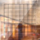 9 x 9 Goban transparentes, anpassbares Tabellendek Fensteraufkleber (Blatt 2)