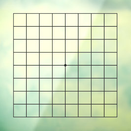 9 x 9 Goban transparentes, anpassbares Tabellendek Fensteraufkleber