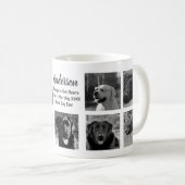 9 x Foto Collage Labrador Hund liebt benutzerdefin Kaffeetasse (VorderseiteRechts)