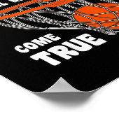 9 Year Old Happy 9th Birthday Sketll 9th Birthday  Poster (Ecke)