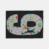 9 Year Old Rock Climbing 9th Birthday Adventure Cl Fleecedecke (Vorderseite (Horizontal))