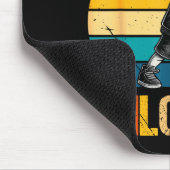 9 Years Old Dabbing Boy Bruh 9th Level Unlocked Bi Mousepad (Ecke)