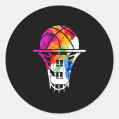 9 Years Sketll 9th Birthday  Runder Aufkleber (Vorderseite)