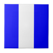 9 Zeichen des nautischen Alphabets Fliese (Vorderseite)