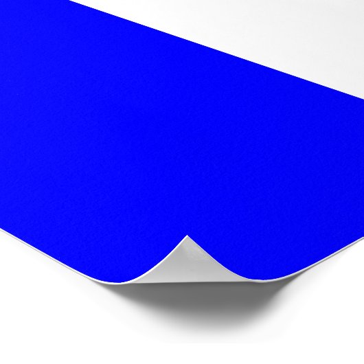 9 Zeichen des nautischen Alphabets Poster (Ecke)