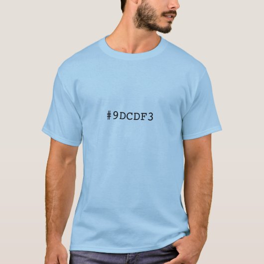 #9DCDF3 T-Shirt (Vorderseite)