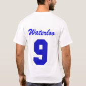 9mal-geckiges Shirt - Waterloo-Schluss (Rückseite)