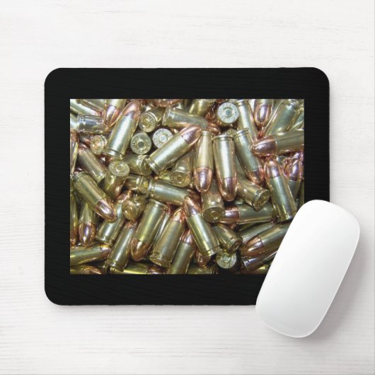 9mm Munition Munition Mousepad (Mit Mouse)