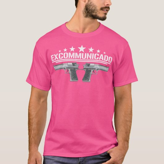 9mm Pistolengabel Exkommunikado T-Shirt (Vorderseite)
