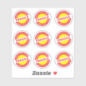 9PCS Ecommerce Fragile Stickers Aufkleber (Blatt)