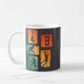 9th Birthday Boys Basketball Player Basketball 9 Y Kaffeetasse (Links)