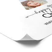 9th Birthday Number 9 Photo Collage Custom Picture Poster (Ecke)