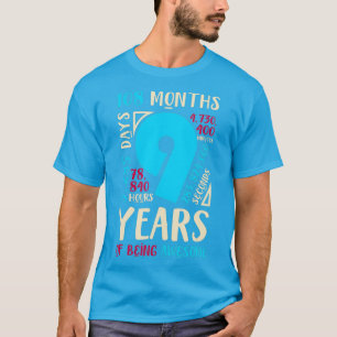 9th Birthday Ohrfeige Sein Daughter Nine 9 Year Ol T-Shirt