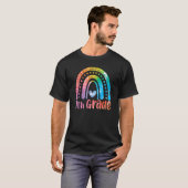 9th Grade Tie Dye Rainbow First Day Of Schoo Back T-Shirt (Vorne ganz)