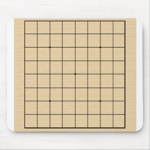 9x9 gehen Brett Mousepad