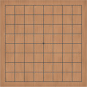 9x9 Goban für Puzzles & Games Anpassbar 8 x8 Aufkleber (Vorderseite)