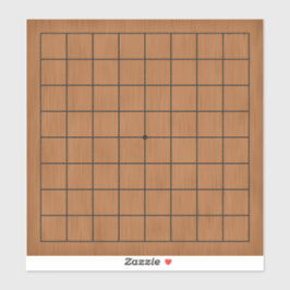 9x9 Goban für Puzzles & Games Anpassbar 8 x8 Aufkleber