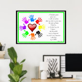 A0001.I machte einen Unterschied.Poster.1 Poster (Heimbüro)