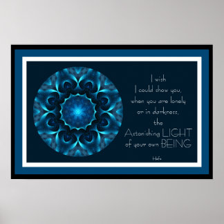 A001.Erstaunliches Licht - Durchsetzbare Printwerb Poster