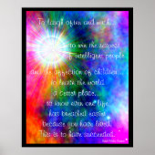 A001. Zu lachen oft und viel. - Druckrahmen.1 Poster (Vorne)