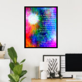 A001. Zu lachen oft und viel. - Durchsetzbare Prin Poster (Heimbüro)