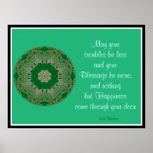 A05 Celtic Kaleidoscopic Mandala - Irish Blessing8