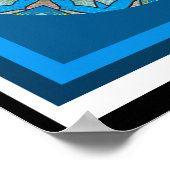 A05 Celtic Kaleidoscopic Mandala - Irish Blessing9 Poster (Ecke)