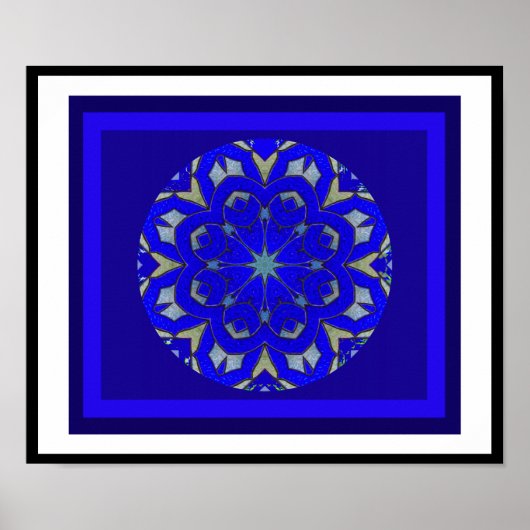 A05 Celtic Knot Kaleidoscopic - Irish Blessing.6 Poster (Vorne)