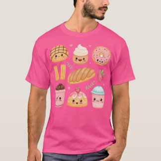 A0733 Lächeln Concha Bun T-Shirt