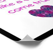 A07c Geschenk Gottes - Poster - Version 3.Schwarze (Ecke)