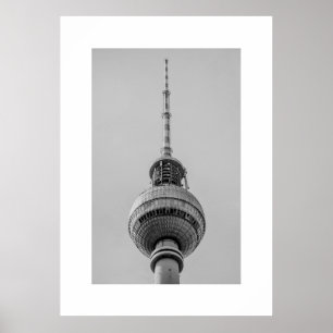 A0 Größe Berliner Fernsehturm Poster