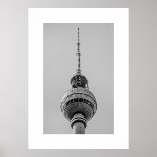 A0 Größe Berliner Fernsehturm Poster (Vorne)
