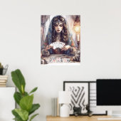 *~* A100 Psychische Boho Sinti und Roma Card Reade Poster (Heimbüro)