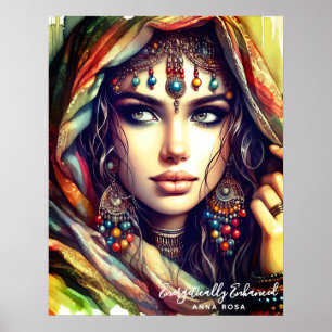 *~* A100 Psychische Boho Sinti und Roma Fortune Te Poster