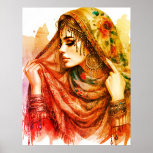 *~* A100 Psychische Boho Sinti und Roma Fortune Te Poster