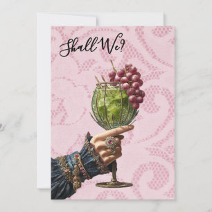 *~* A101 Cocktail Verziert  FOTO  25   JUNGGESELLI Einladung