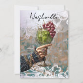 *~* A101 FOTO 25 Cocktail Nashville BACHELORETTE Einladung (Vorderseite)