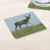A10 Gabelbock Bock Rechteckiger Pappuntersetzer (angewinkelt)