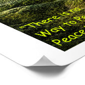 A10 "Peace is the Way" Poster (Ecke)