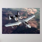A10-Thunderbolb-II-Poster Poster (Vorne)