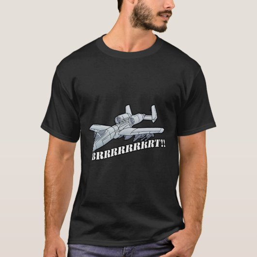 A10 Warthog Brrt Pro Military T Shirt (Vorderseite)