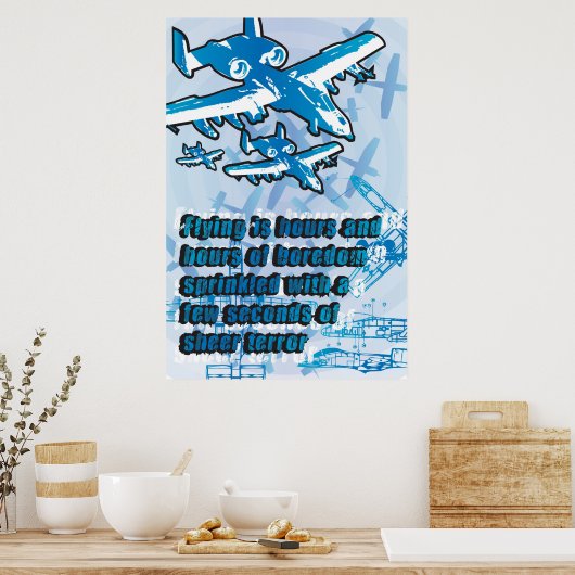 A10 Warthog Poster (Küche)