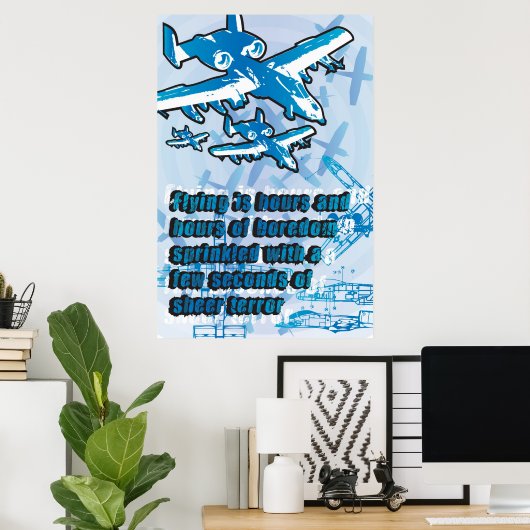 A10 Warthog Poster (Heimbüro)