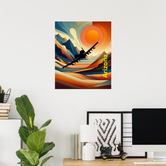 A10 Warthog Poster. Poster (Heimbüro)