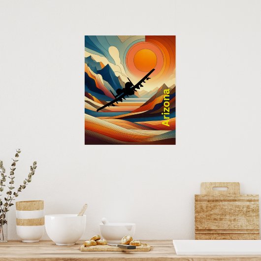 A10 Warthog Poster. Poster (Küche)